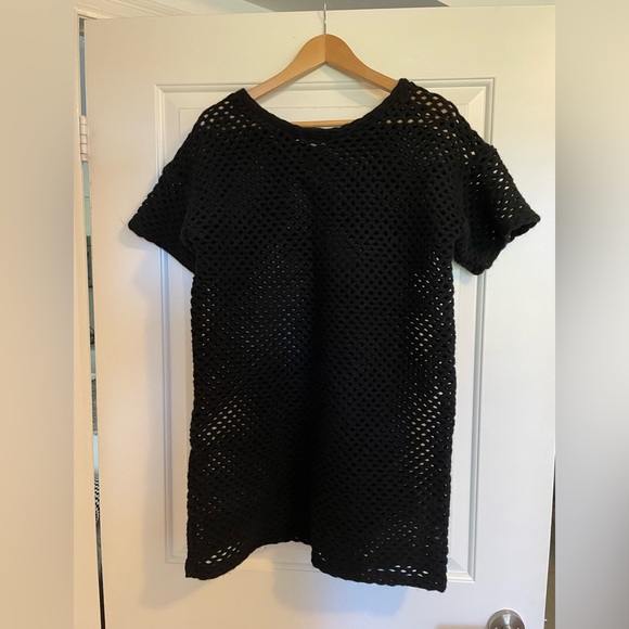 Emerson Fry Wool Open Weave Net Woven Tunic/Dress - Picture 3 of 7